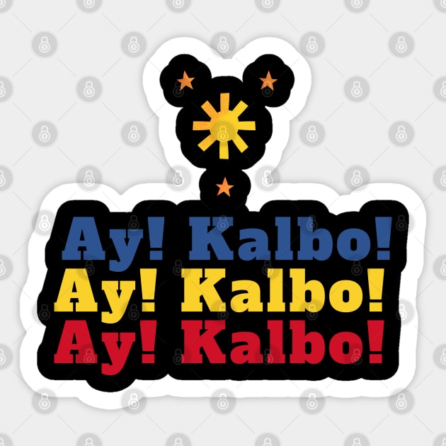 Pilipinas humor - Ay Kalbo! Sticker by CatheBelan